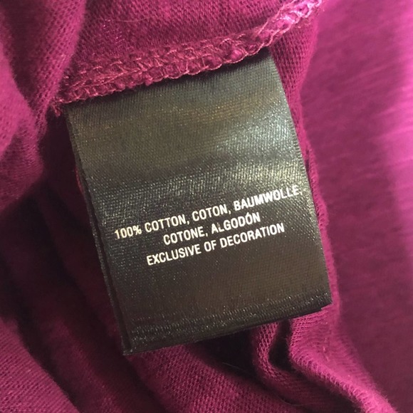 Deletta Anthro Burgundy Jewelscape embellished Top - Picture 7 of 8